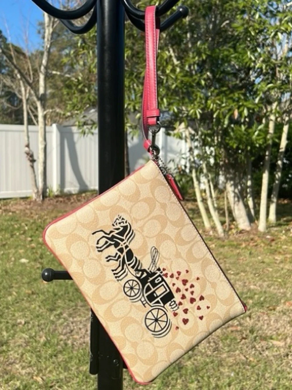 Coach signature coated